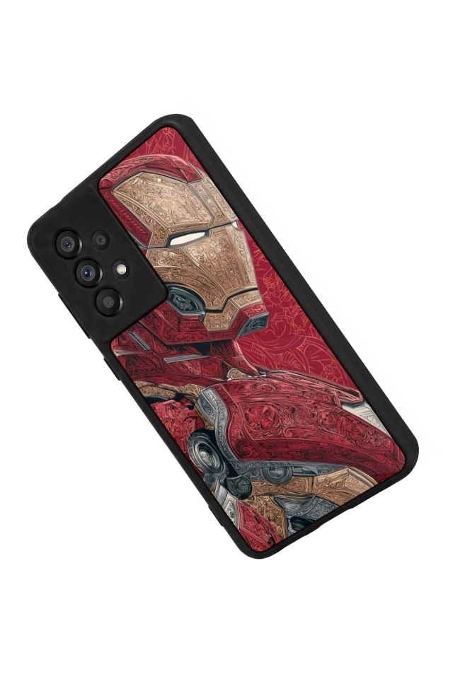 Samsung Galaxy A73 Uyumlu  Iron Man ( Demir Adam ) Tasarımlı Glossy Premium Kılıf