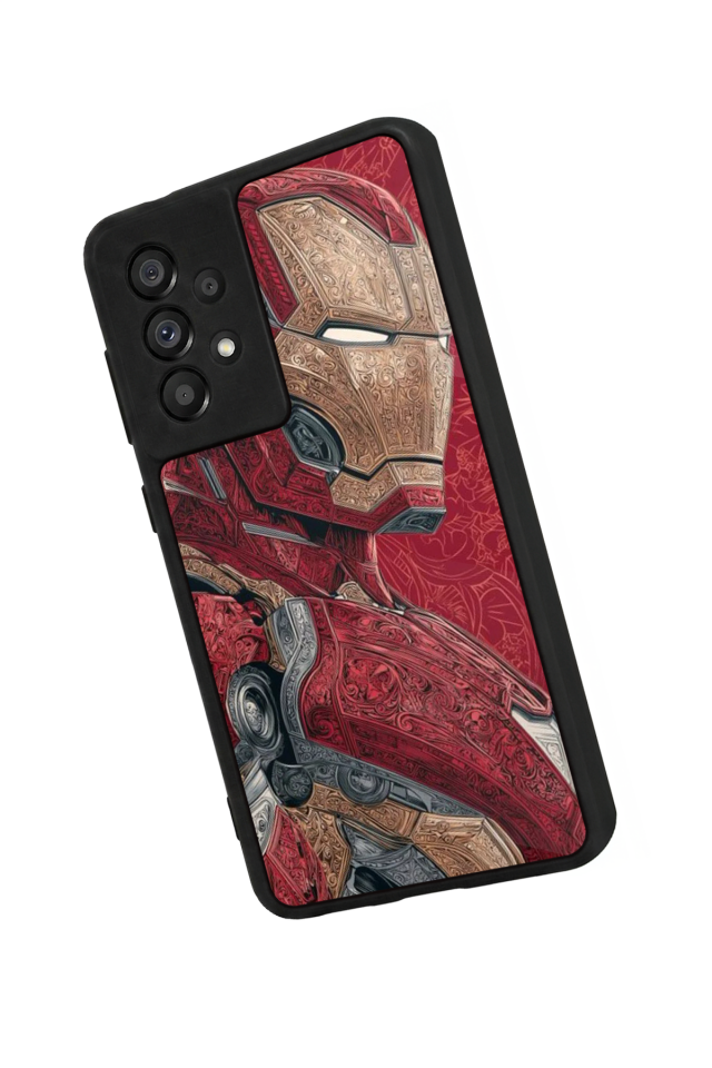 Samsung Galaxy A73 Uyumlu  Iron Man ( Demir Adam ) Tasarımlı Glossy Premium Kılıf