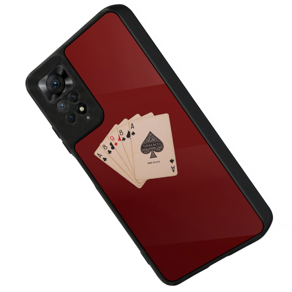 Xiaomi Redmi Note 12 Pro Uyumlu Kart Tasarımlı Glossy Premium Kılıf