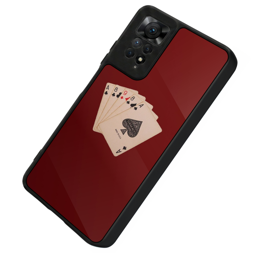 Xiaomi Redmi Note 12 Pro Uyumlu Kart Tasarımlı Glossy Premium Kılıf