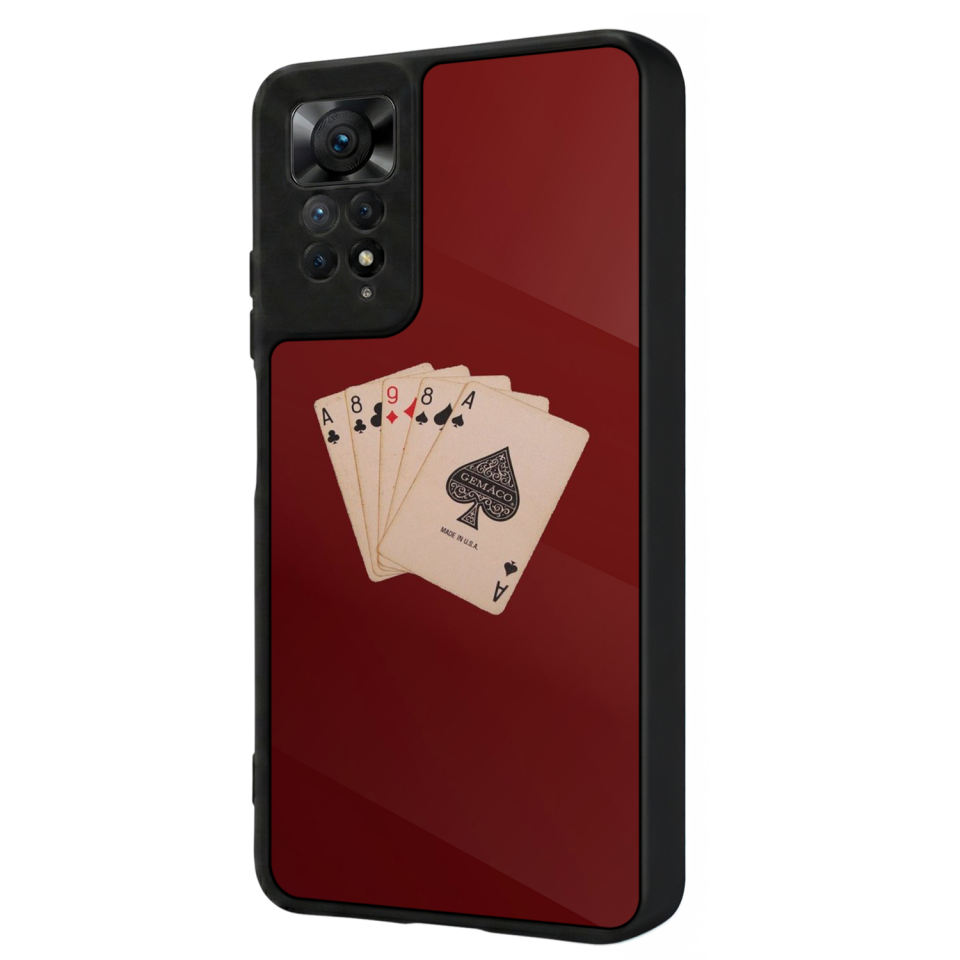 Xiaomi Redmi Note 12 Pro Uyumlu Kart Tasarımlı Glossy Premium Kılıf