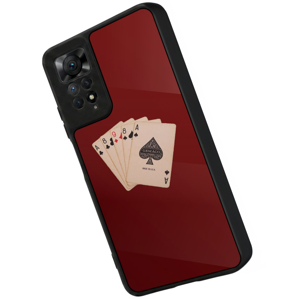 Xiaomi Redmi Note 12 Pro Uyumlu Kart Tasarımlı Glossy Premium Kılıf