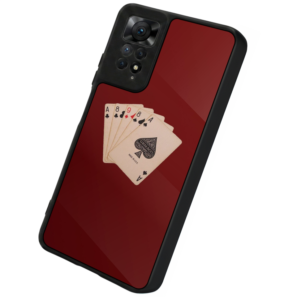 Xiaomi Redmi Note 12 Pro Uyumlu Kart Tasarımlı Glossy Premium Kılıf
