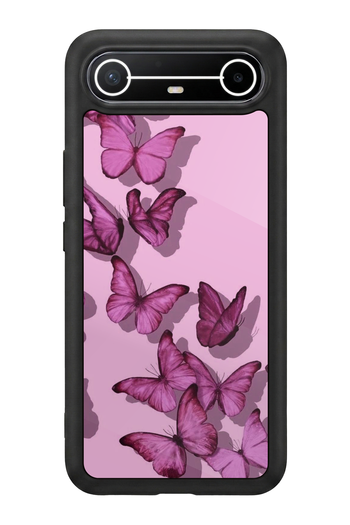Tecno Spark Slim 5G Uyumlu Kelebek Tasarımlı Glossy Premium Kılıf