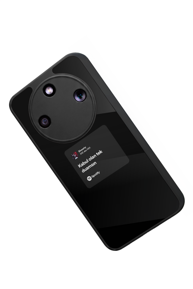 Honor Magic 8 Lite Uyumlu Sarki Sozleri Tasarımlı Glossy Premium Kılıf
