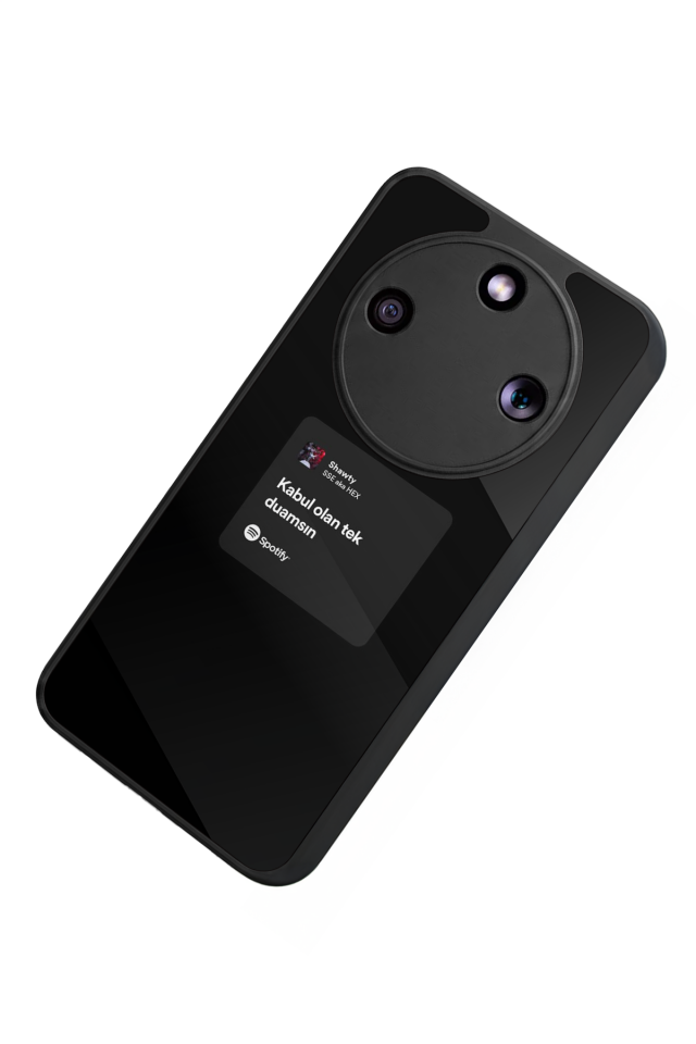 Honor Magic 8 Lite Uyumlu Sarki Sozleri Tasarımlı Glossy Premium Kılıf