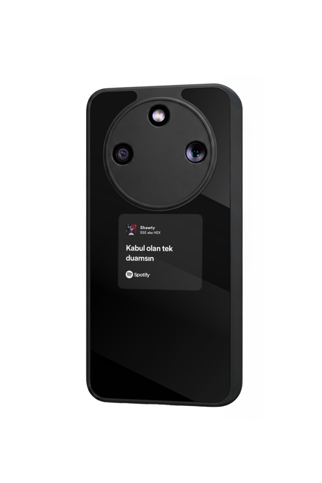 Honor Magic 8 Lite Uyumlu Sarki Sozleri Tasarımlı Glossy Premium Kılıf