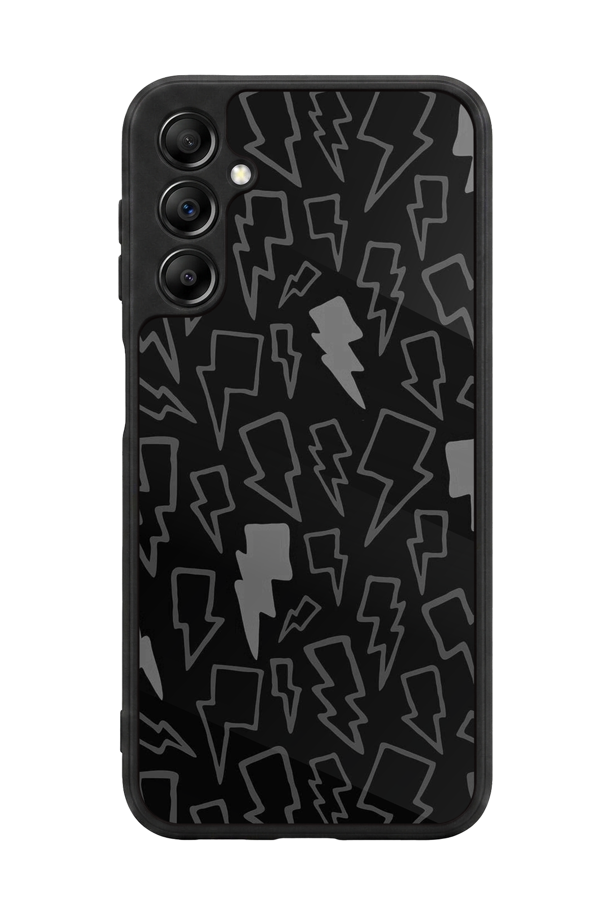 Samsung Galaxy A14 Uyumlu Simsek Tasarımlı Glossy Premium Kılıf