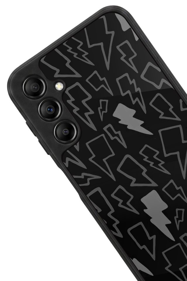 Samsung Galaxy A14 Uyumlu Simsek Tasarımlı Glossy Premium Kılıf