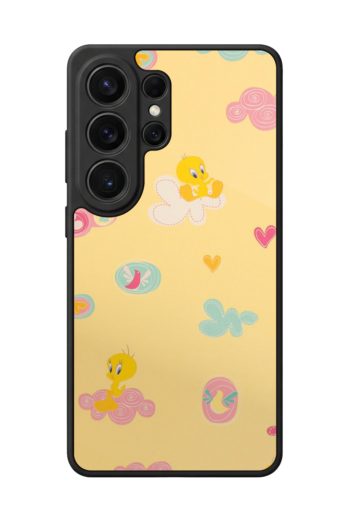 Samsung Galaxy S26 Ultra Uyumlu Tweety Tasarımlı Glossy Premium Kılıf