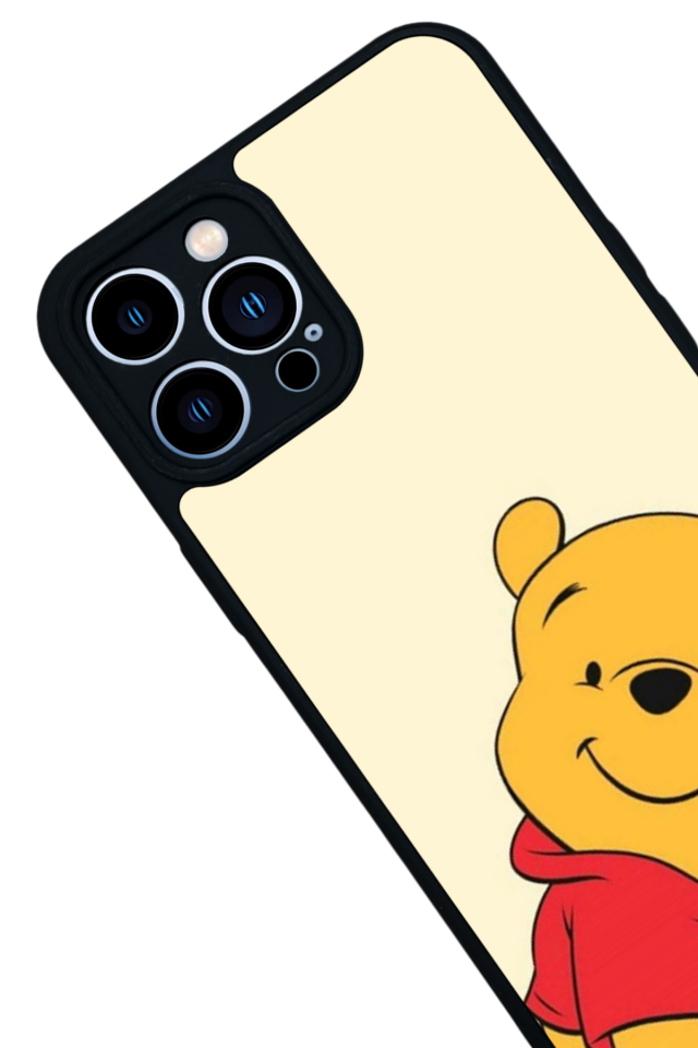 iPhone 12 Pro Max Uyumlu Winnie Tasarımlı Glossy Premium Kılıf
