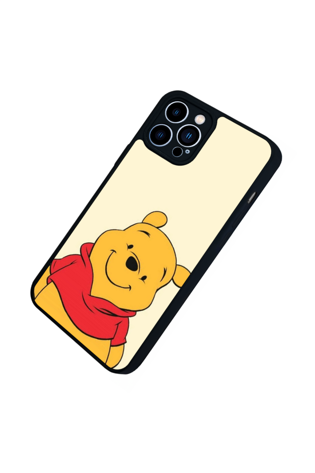iPhone 12 Pro Max Uyumlu Winnie Tasarımlı Glossy Premium Kılıf