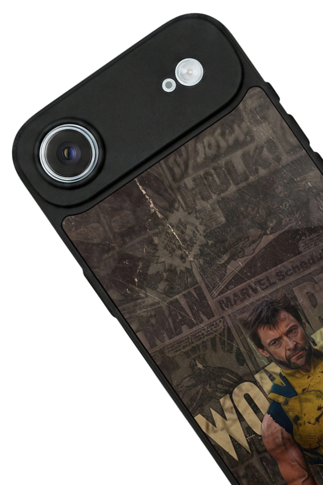 iPhone 17 Air Uyumlu Wolverine Tasarımlı Glossy Premium Kılıf