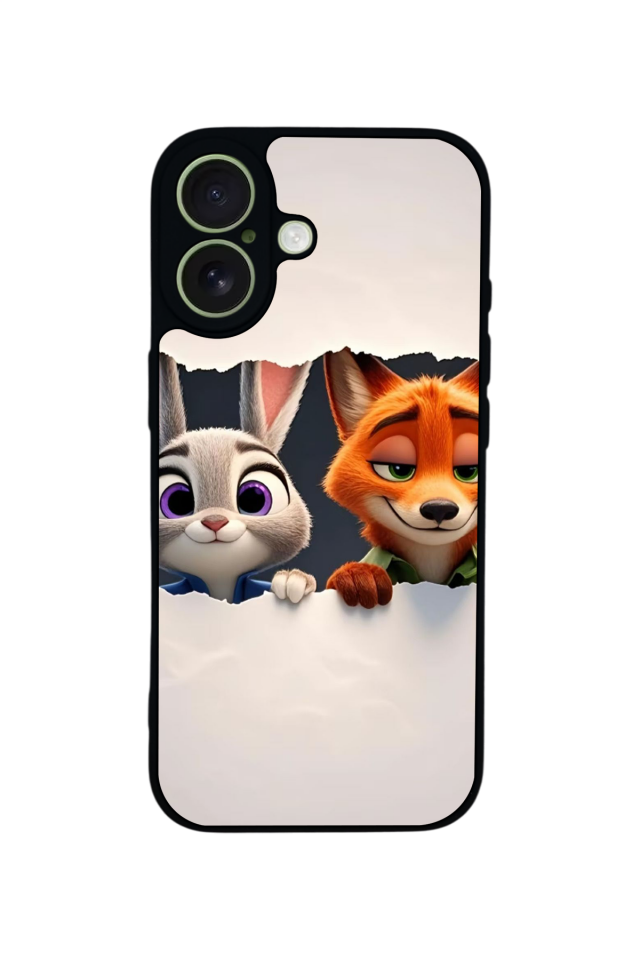 iPhone 17 Uyumlu Zootropolis Tasarımlı Glossy Premium Kılıf