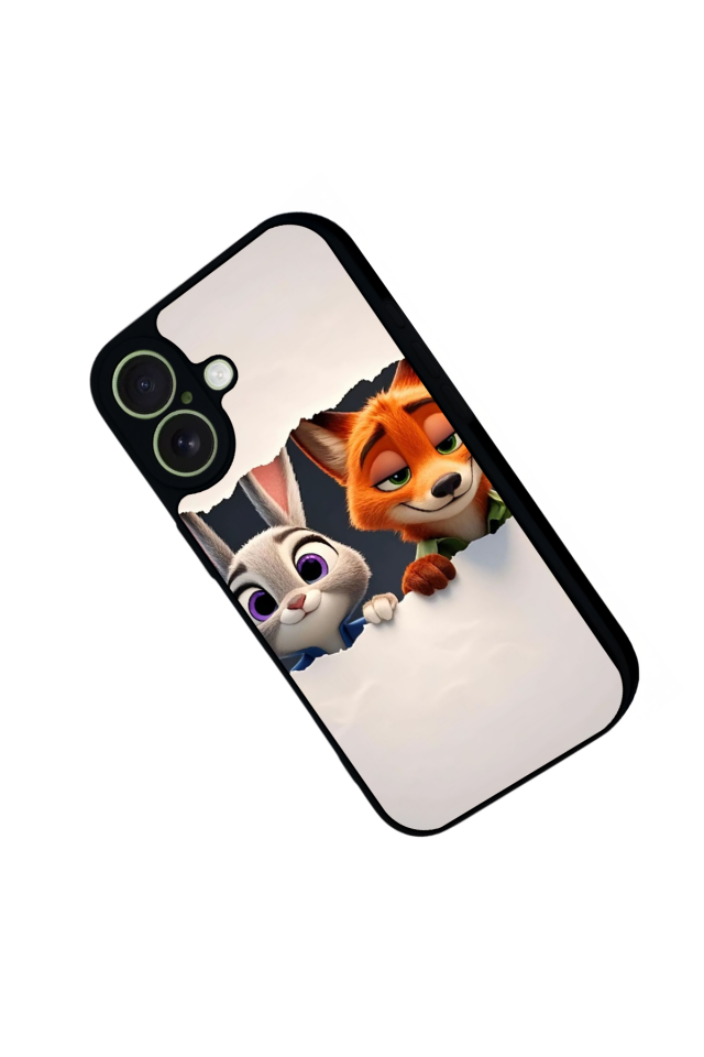 iPhone 17 Uyumlu Zootropolis Tasarımlı Glossy Premium Kılıf