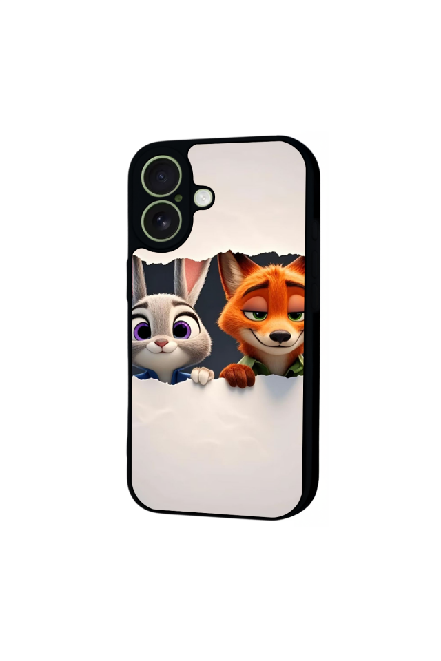 iPhone 17 Uyumlu Zootropolis Tasarımlı Glossy Premium Kılıf