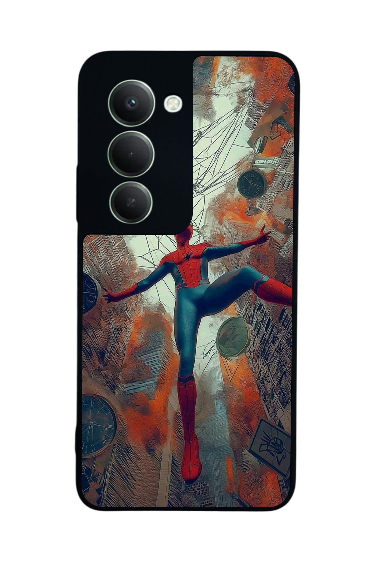 Xiaomi Redmi 15 5G Uyumlu Spider Man ( Örümcek Adam ) Tasarımlı Glossy Premium Kılıf