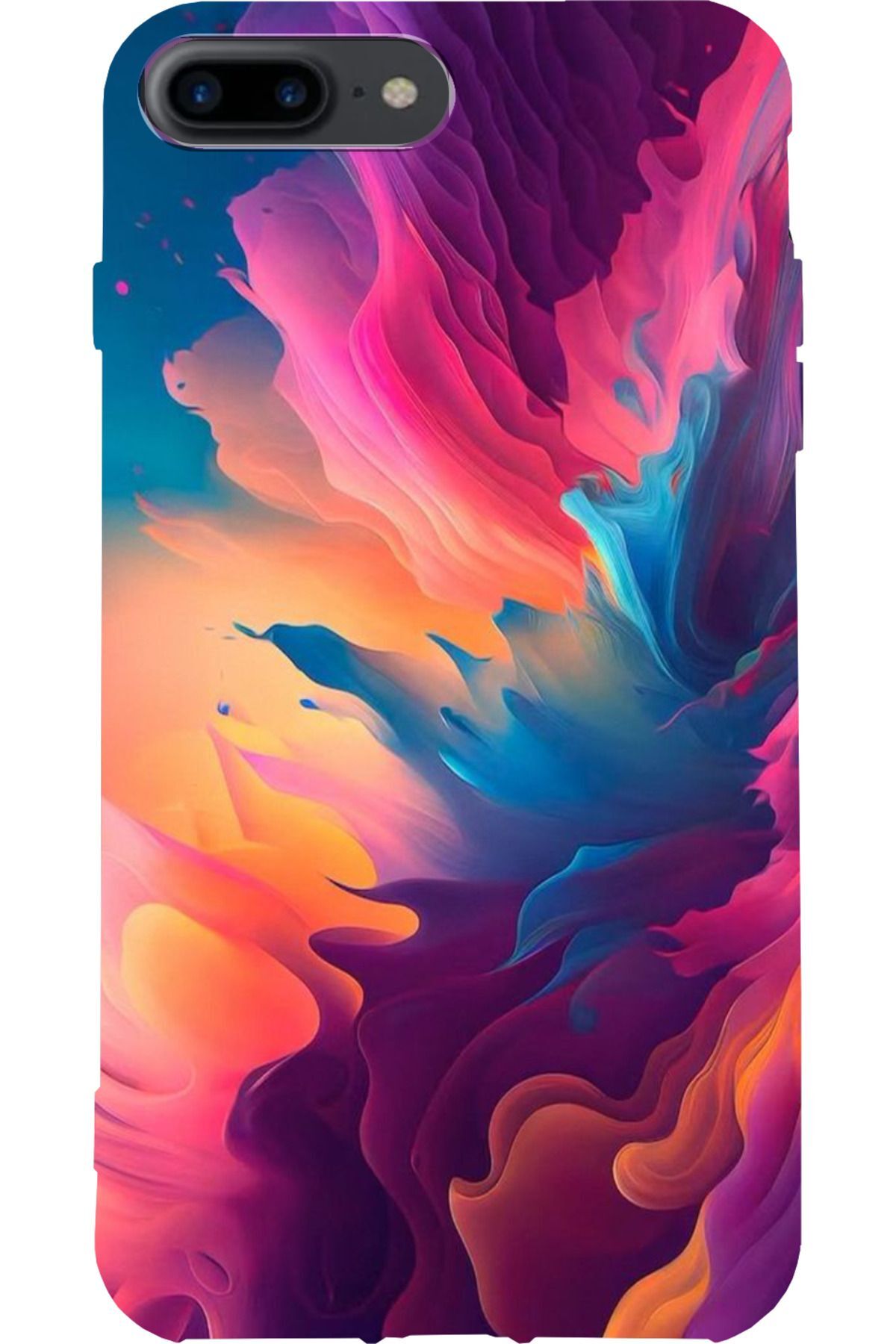 Apple iPhone 7 Plus Siyah Silikon Kılıf Çiziklere ve Darbelere Karşı Koruma