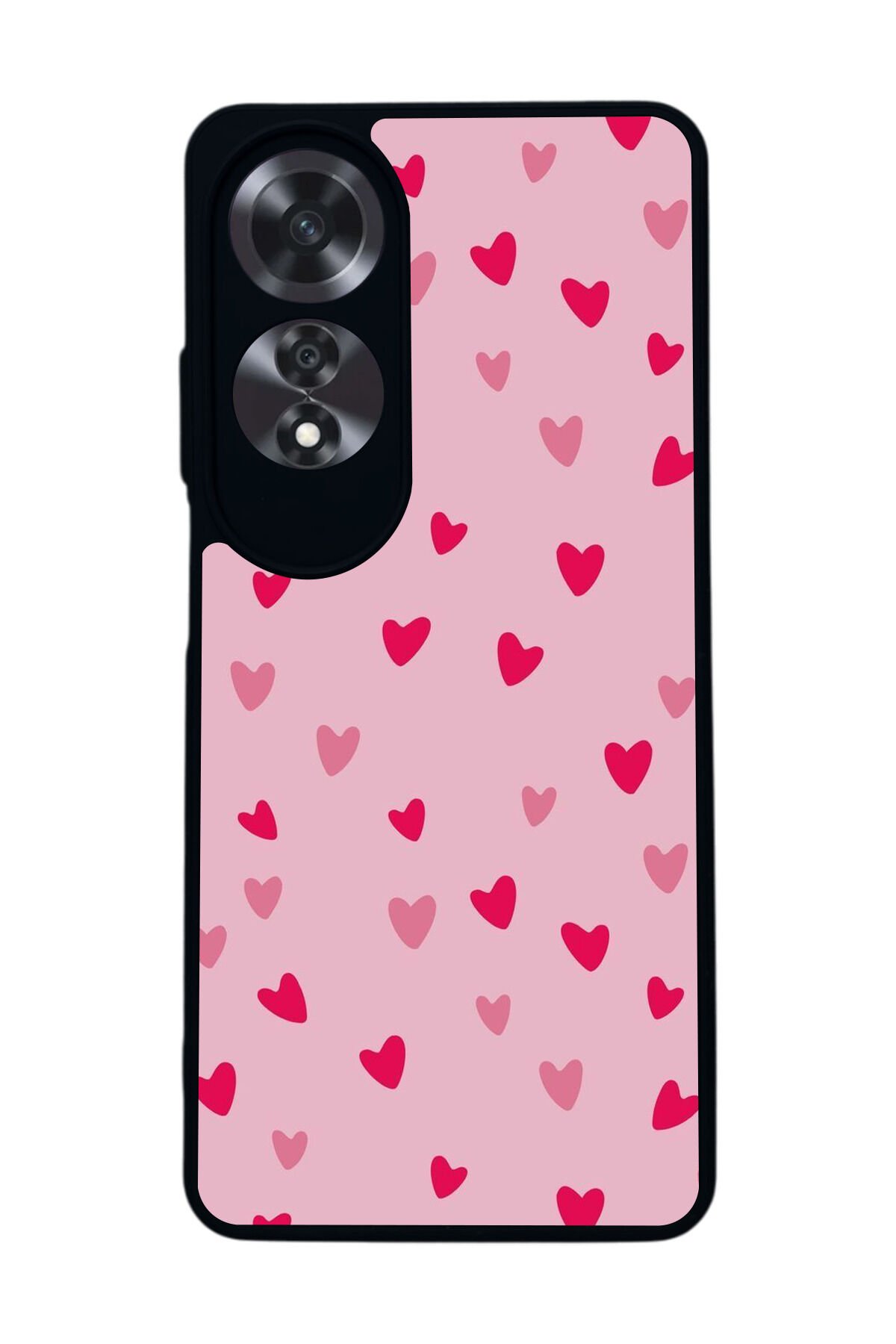 Oppo A60 Mat Siyah uyumlu Kılıf – Yumuşak Silikon, Koruyucu, Şok Emici Kapak