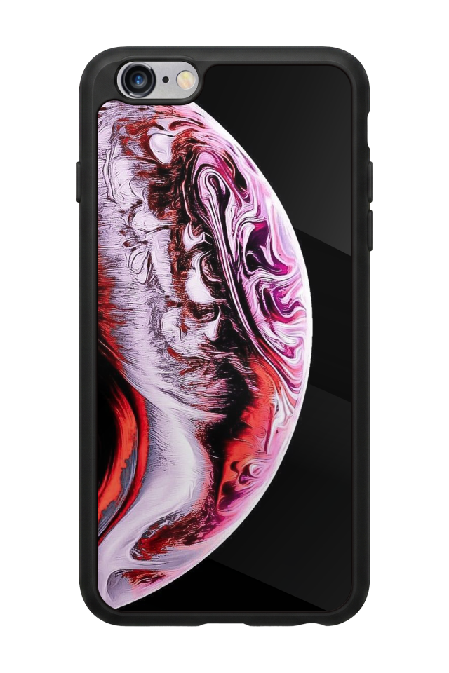 iPhone 6 Plus Uyumlu Ay Tasarımlı Glossy Premium Kılıf