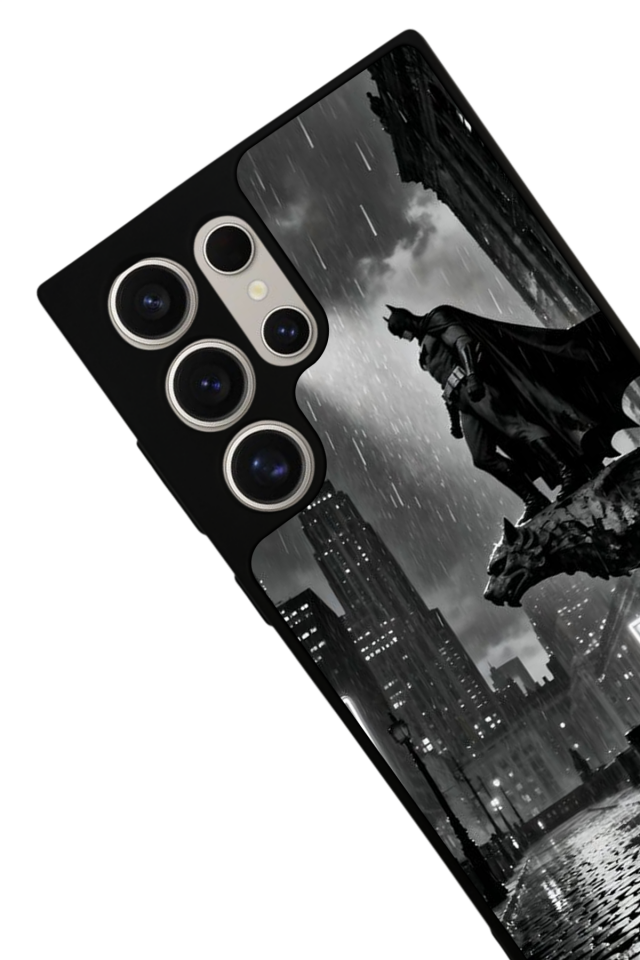 Samsung Galaxy S22 Ultra Uyumlu Batman Tasarımlı Glossy Premium Kılıf