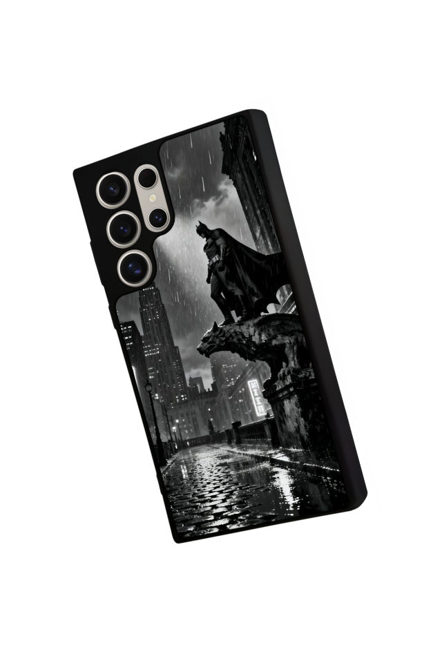 Samsung Galaxy S22 Ultra Uyumlu Batman Tasarımlı Glossy Premium Kılıf
