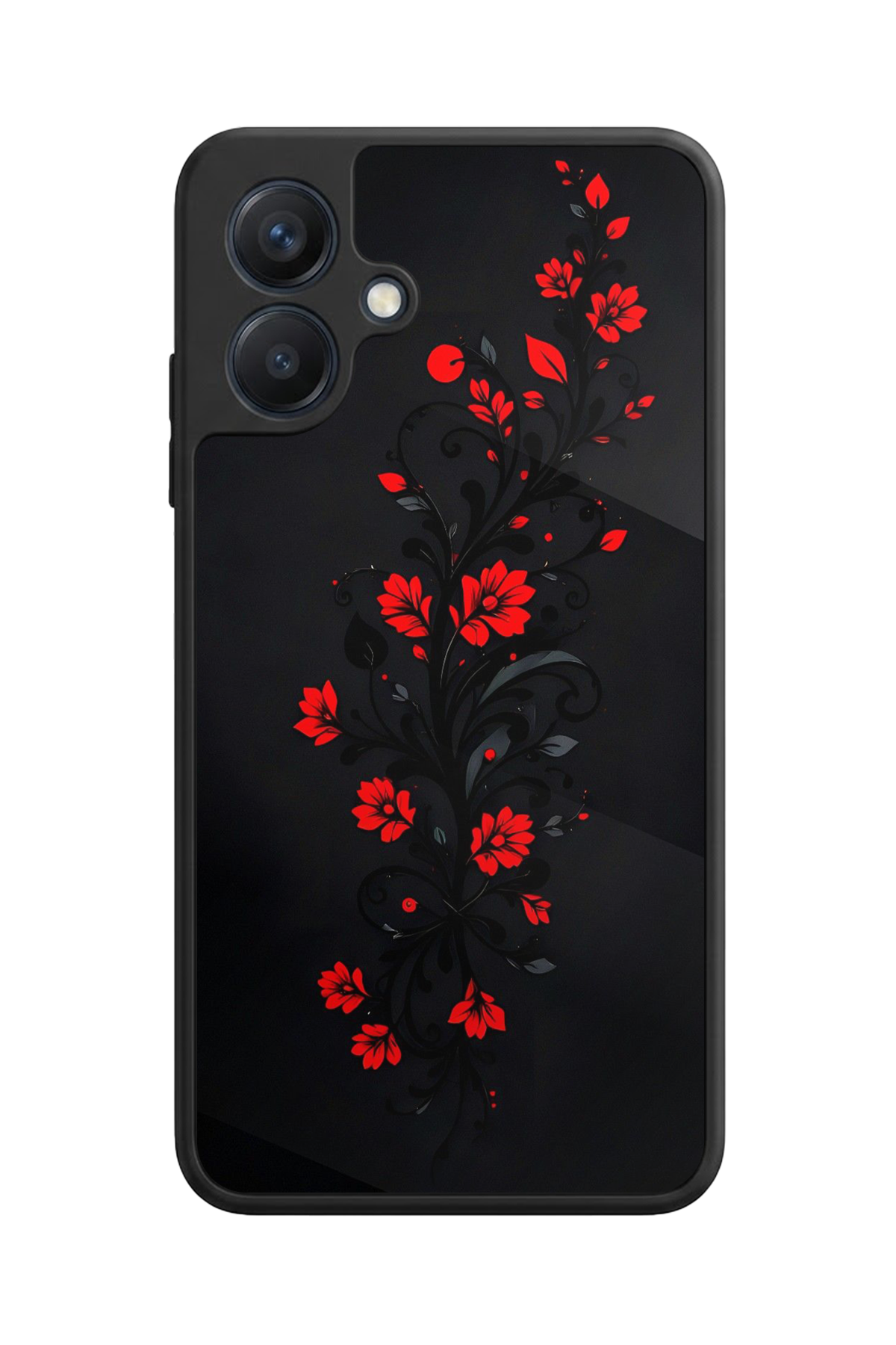 Samsung Galaxy A07 Uyumlu Floral Tasarımlı Glossy Premium Kılıf