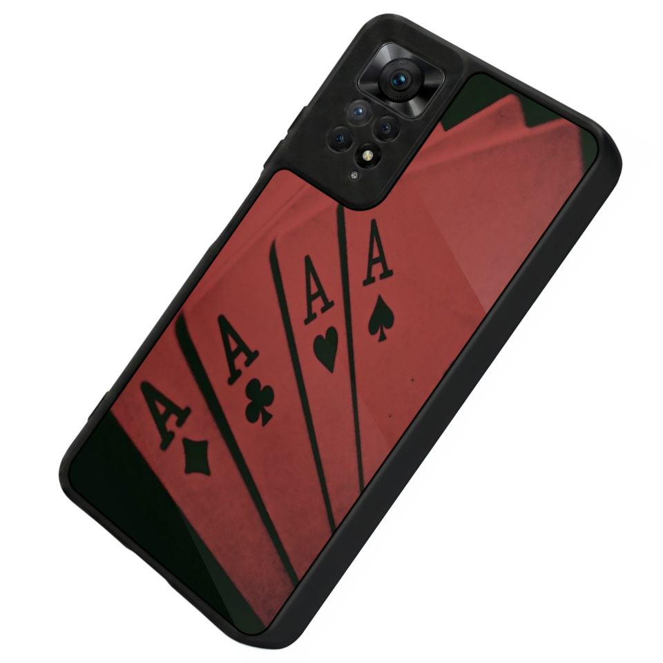 Xiaomi Redmi Note 12 Pro Uyumlu Kart Tasarımlı Glossy Premium Kılıf