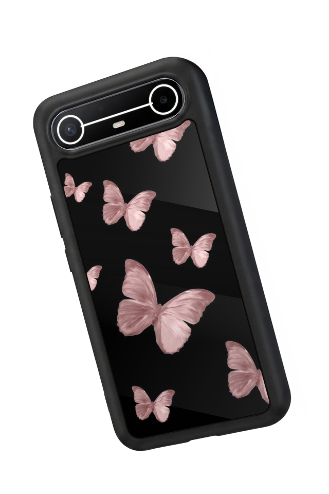 Tecno Spark Slim 5G Uyumlu Kelebek Tasarımlı Glossy Premium Kılıf