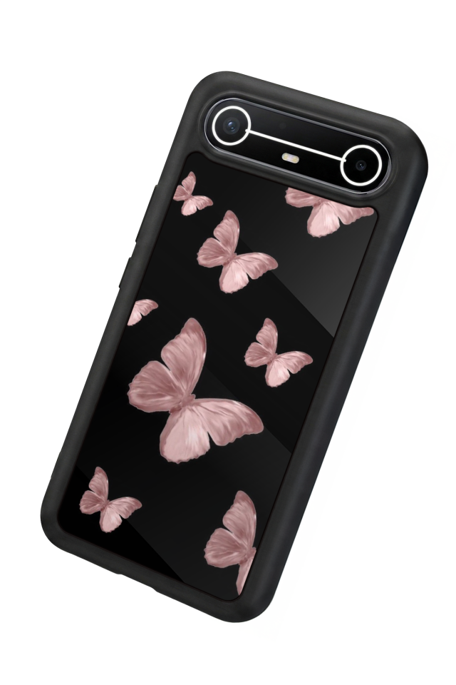 Tecno Spark Slim 5G Uyumlu Kelebek Tasarımlı Glossy Premium Kılıf
