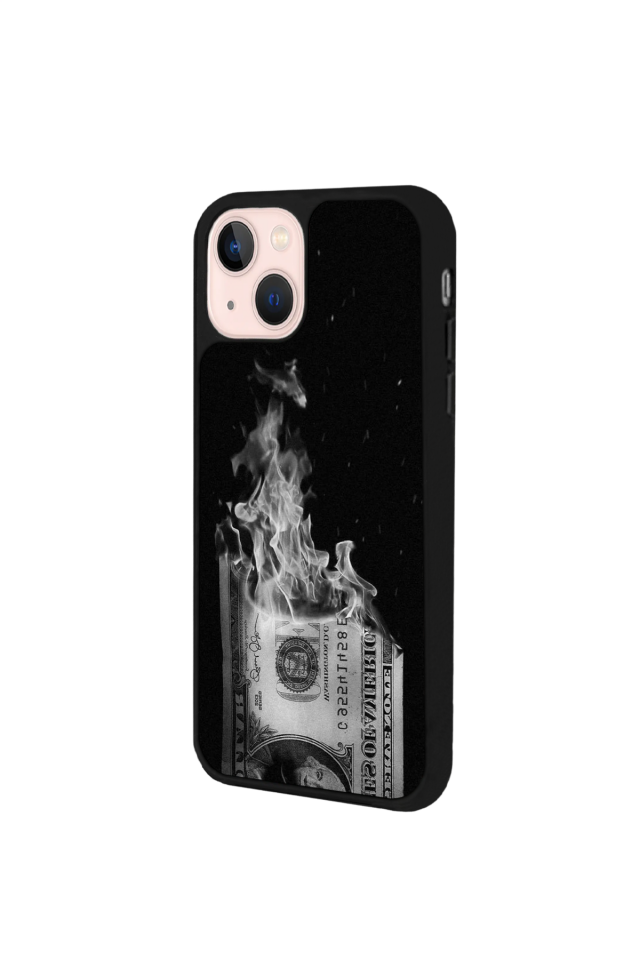 iPhone 14 Plus Uyumlu Para Tasarımlı Glossy Premium Kılıf