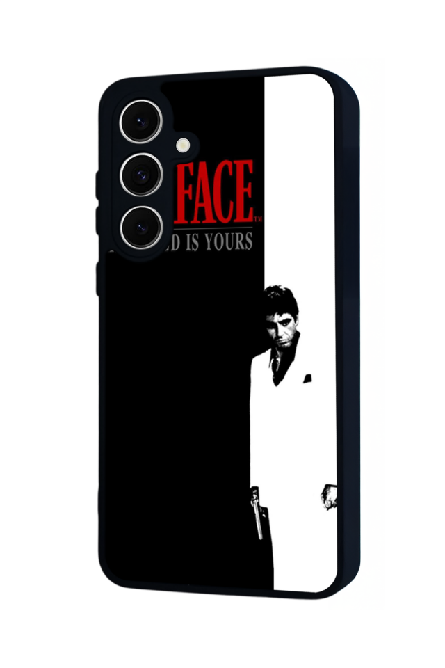 Samsung Galaxy S24 FE Uyumlu Scarface Tasarımlı Glossy Premium Kılıf