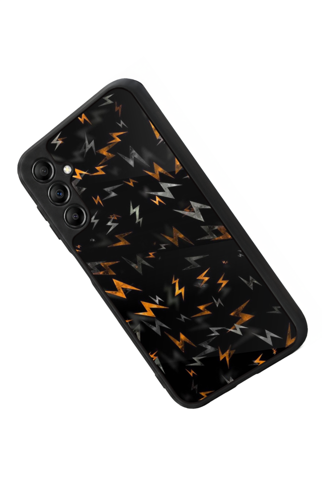 Samsung Galaxy A14 Uyumlu Simsek Tasarımlı Glossy Premium Kılıf