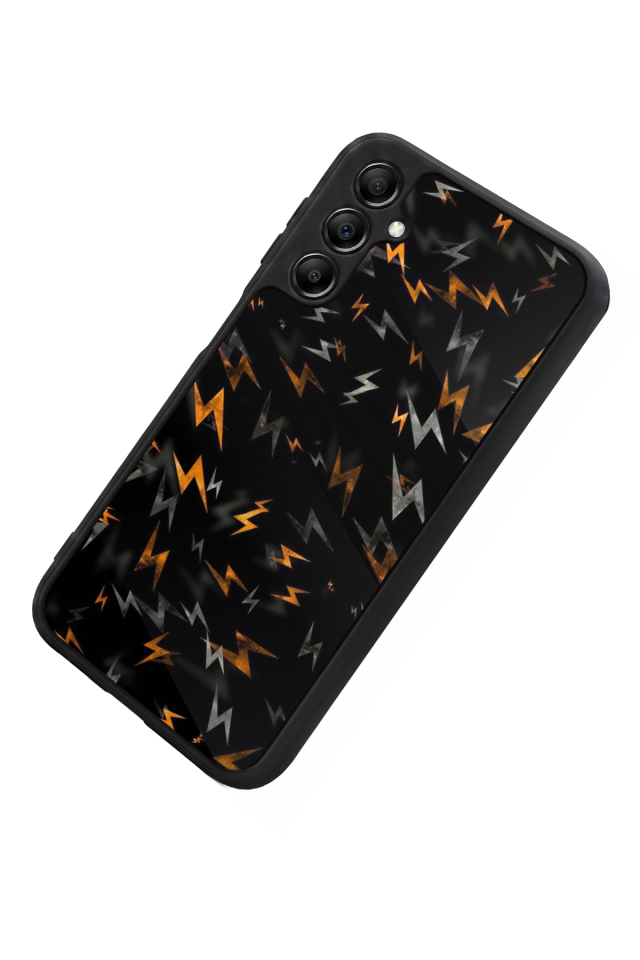 Samsung Galaxy A14 Uyumlu Simsek Tasarımlı Glossy Premium Kılıf