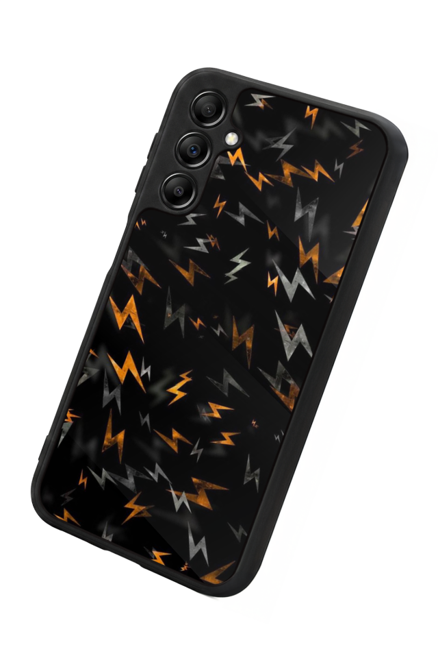 Samsung Galaxy A14 Uyumlu Simsek Tasarımlı Glossy Premium Kılıf