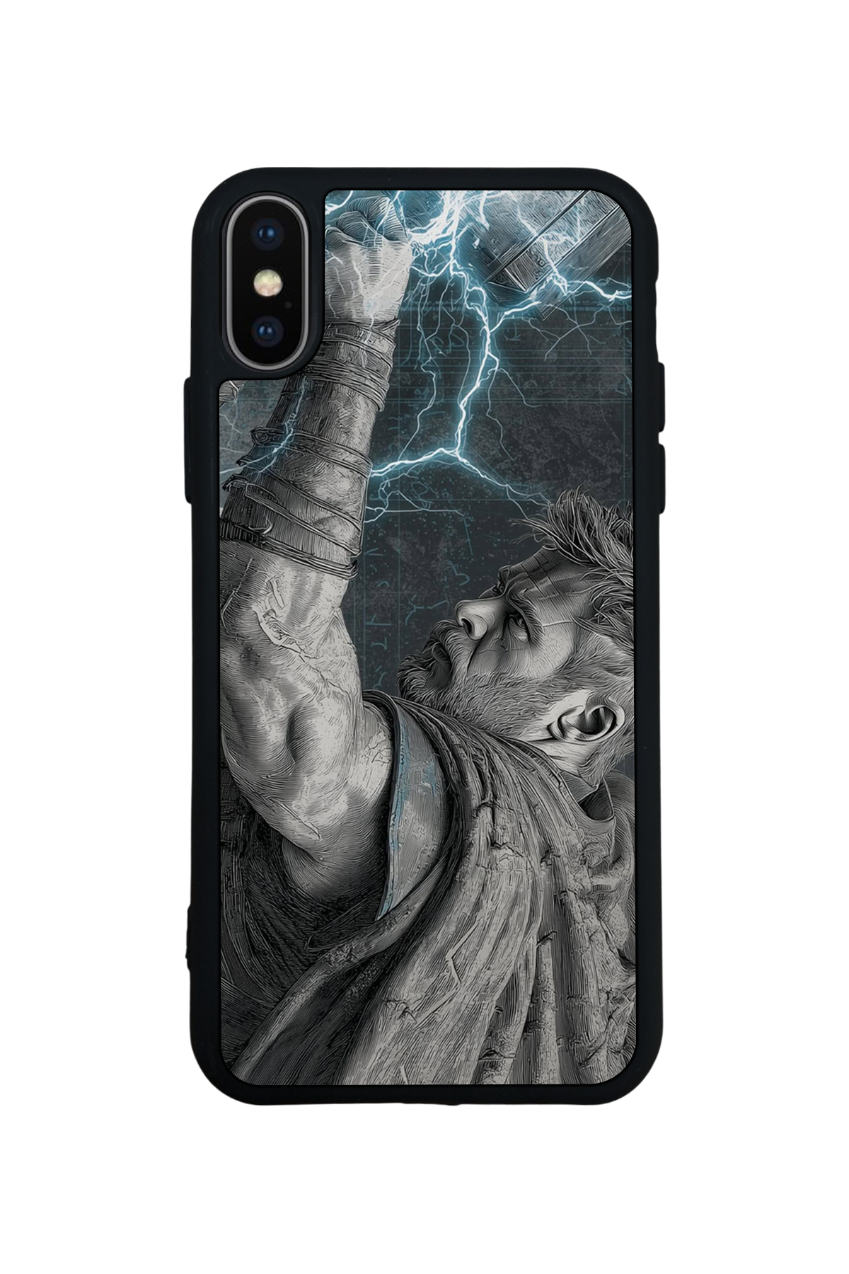 iPhone XS Max Uyumlu Thor Tasarımlı Glossy Premium Kılıf