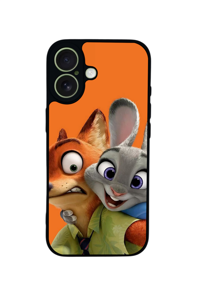 iPhone 17 Uyumlu Zootropolis Tasarımlı Glossy Premium Kılıf