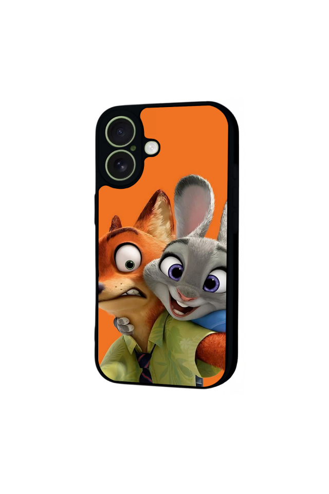 iPhone 17 Uyumlu Zootropolis Tasarımlı Glossy Premium Kılıf