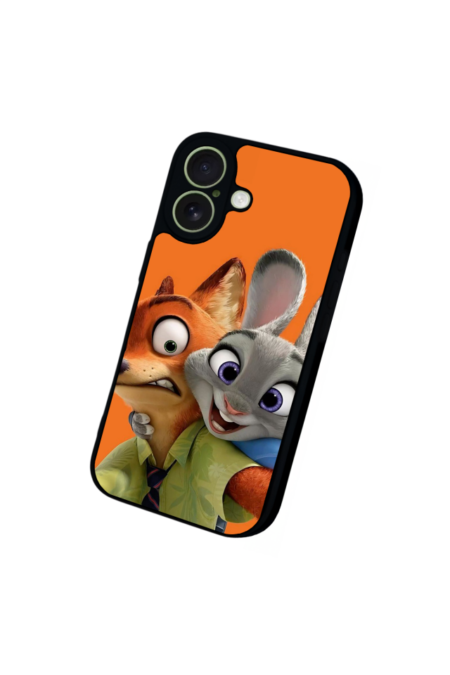 iPhone 17 Uyumlu Zootropolis Tasarımlı Glossy Premium Kılıf