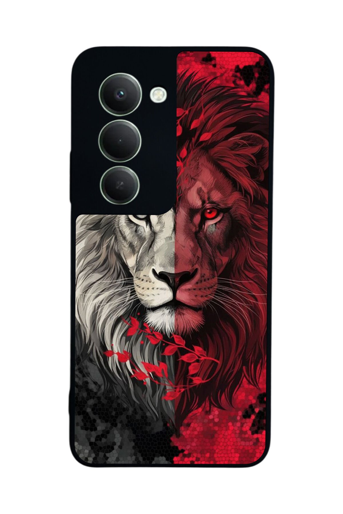 Xiaomi Redmi 15 5G Uyumlu Aslan Tasarımlı Glossy Premium Kılıf