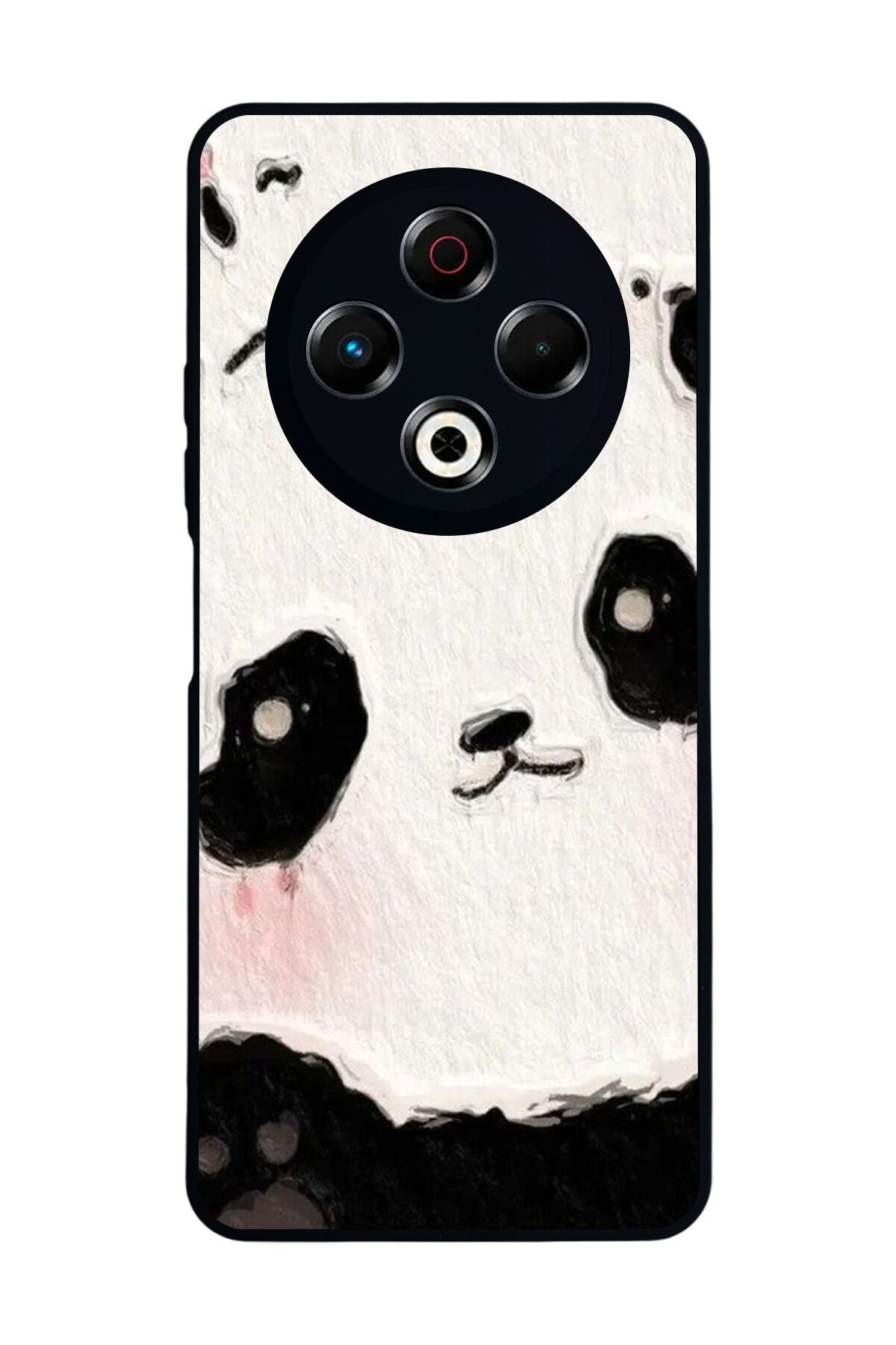 Tecno Spark 30 Uyumlu Panda Tasarımlı Glossy Premium Kılıf