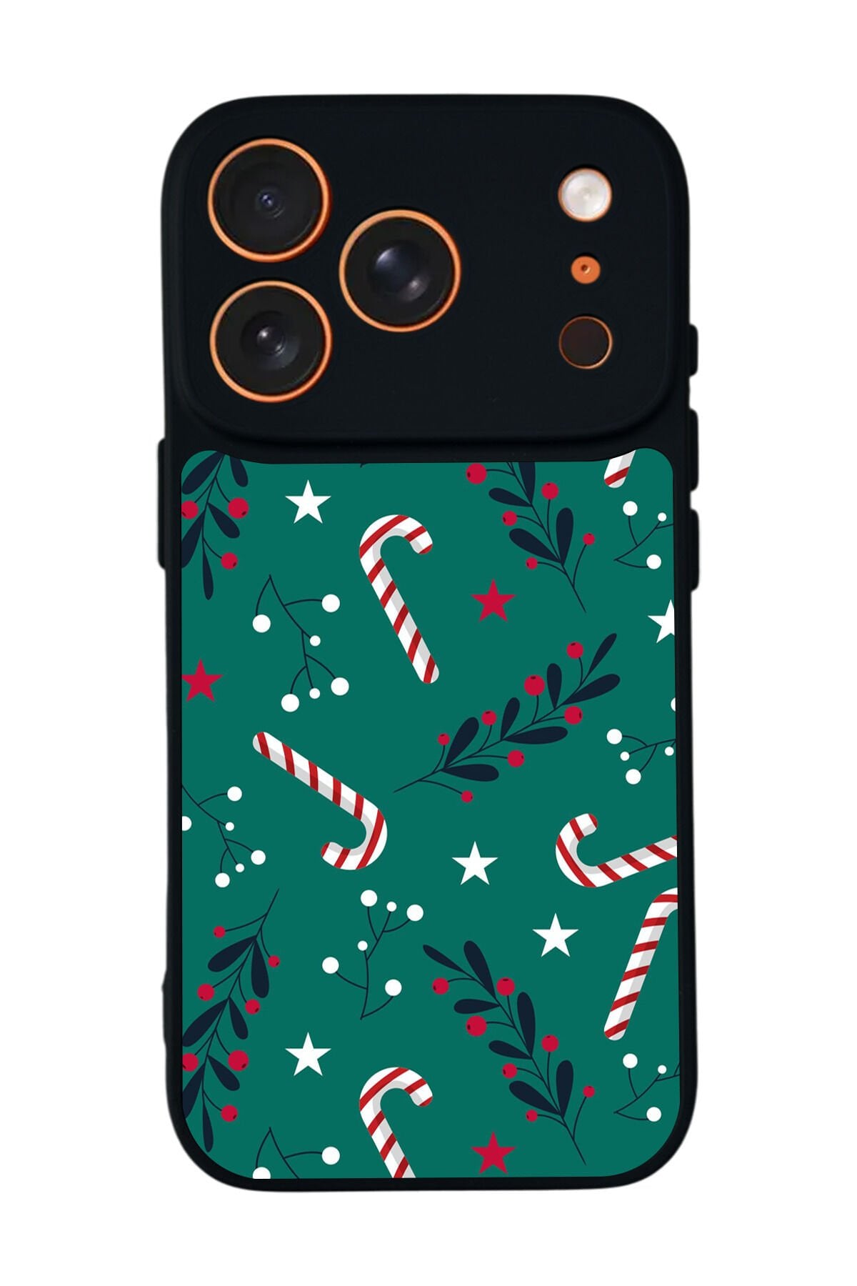 iPhone 17 Pro Uyumlu Yilbasi Christmas Tasarımlı Glossy Premium Kılıf