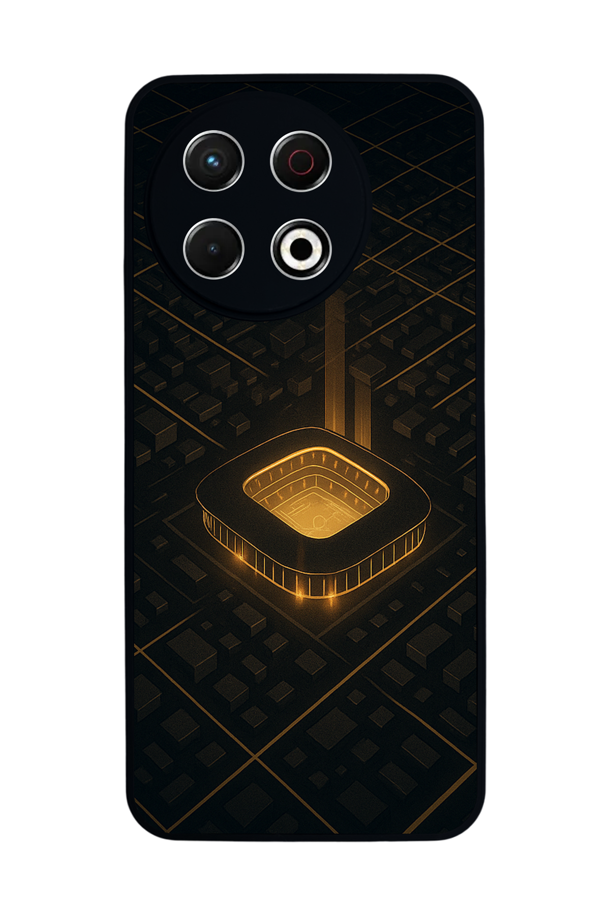 Tecno Spark 30 Pro Uyumlu Aslan Tasarımlı Glossy Premium Kılıf