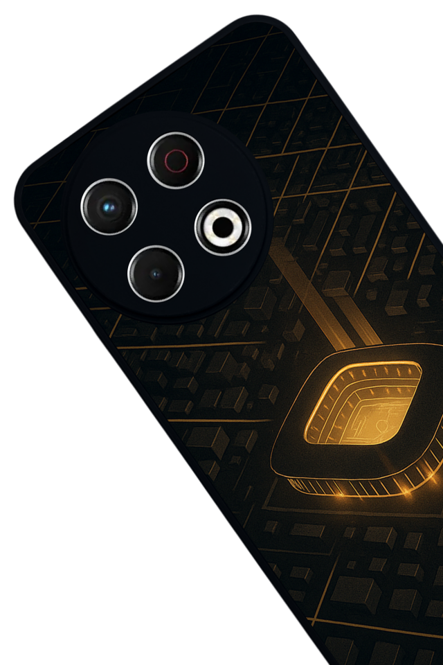 Tecno Spark 30 Pro Uyumlu Aslan Tasarımlı Glossy Premium Kılıf