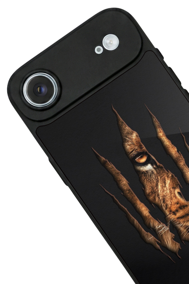 iPhone 17 Air Uyumlu Aslan Tasarımlı Glossy Premium Kılıf