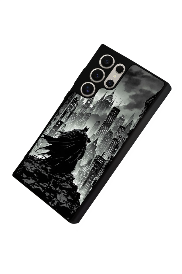 Samsung Galaxy S22 Ultra Uyumlu Batman Tasarımlı Glossy Premium Kılıf