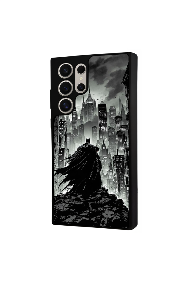 Samsung Galaxy S22 Ultra Uyumlu Batman Tasarımlı Glossy Premium Kılıf