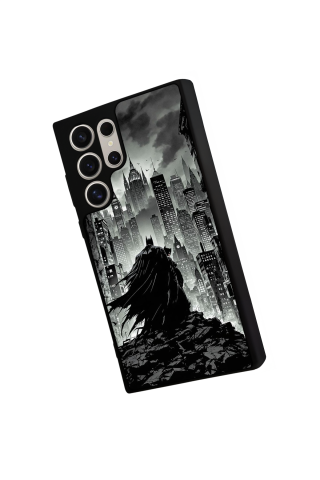 Samsung Galaxy S22 Ultra Uyumlu Batman Tasarımlı Glossy Premium Kılıf