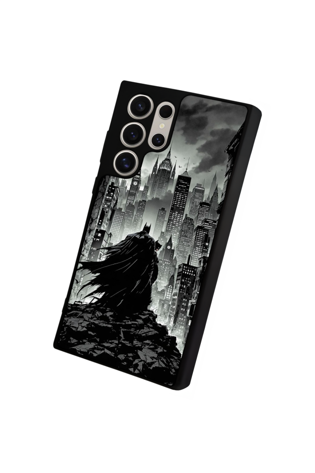 Samsung Galaxy S22 Ultra Uyumlu Batman Tasarımlı Glossy Premium Kılıf