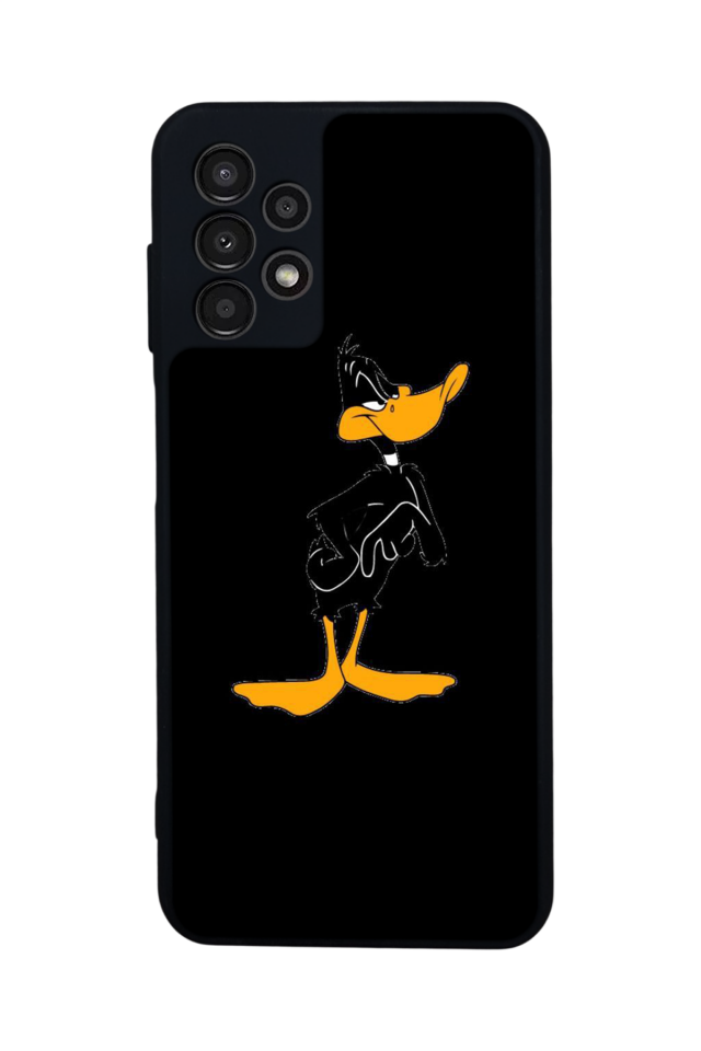 Samsung Galaxy A13 Uyumlu Daffy duck Tasarımlı Glossy Premium Kılıf